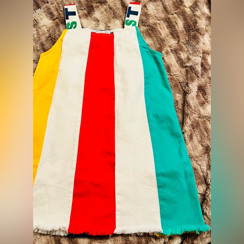 STELLA MCCARTNEY-Girls Multi-Colored Striped Dress
